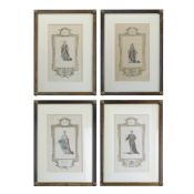 A SET OF FOUR PRINTS