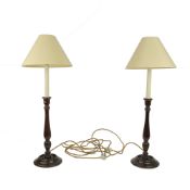 TABLE LAMPS, A PAIR