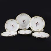 THEODORE HAVILAND LIMOGES DINNERWARE. (12)