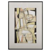 MANNER OF CAZIEL (POLISH 1906-1988) CUBIST NUDE