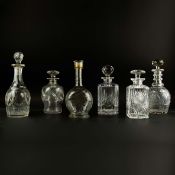 DECANTERS, SIX