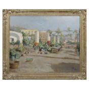 ANDREA FORTINI (ITALIAN, 1902-1977) TERRACE VIEW