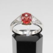 18CT GOLD SAPPHIRE RING