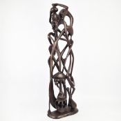 TIMBANGA (MAKONDE) TOWER OF FIGURES