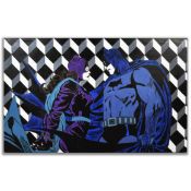 FOLLOWER OF ANDY WARHOL BATMAN AND CATWOMAN