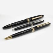 THREE MONTBLANC 'MEISTERSTRUCK' PENS