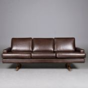 1960s NORWEIGAN FREDRIK KAYSER MODEL 807 SOFA FOR VATNE MOBLER.