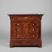 LOUIS PHILIPPE MAHOGANY HALL COMMODE