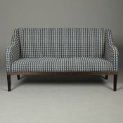 SOFA, IN CHECKED FABRIC