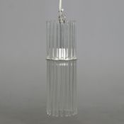 ITALIAN GLASS ROD PENDANT LIGHT