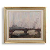 ERNST ENGLEBREKT ANDERSSON THORS PONT DES INVALIDES AVEC TOUR EIFFEL