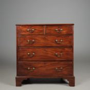 GEORGE III MAHOGANY CHEST