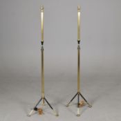 THIRD QUARTER 20TH CENTURY FLOOR LAMPS, A MATCHED PAIR.