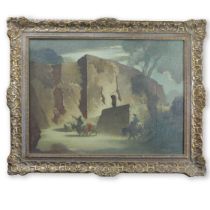 BERTRAM NICHOLS P.R.B.A., R.O.I. (1883-1974) GATEWAY TO THE TOWN, ORVIETO