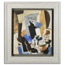 VICTOR SISNA CUBIST STILL LIFE
