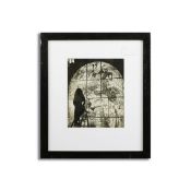 JACQUES SIMON. MARC CHAGALL BEFORE THE WINDOWS DESIGNED FOR THE SYNAGOGUE AT THE HADDASH MEDICAL CEN