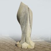 STONE SCULPTED WATER FEATURE.