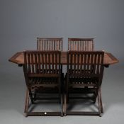 GARDEN DINING SET. (5).