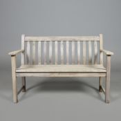 ALEXANDER ROSE TEAK GARDEN BENCH.