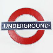 REPRODUCTION LONDON UNDERGROUND WALL SIGN.