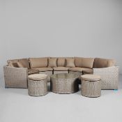 ATTRIBUTED TO WHITEHALL GARDEN LOUNGE SET. (4).