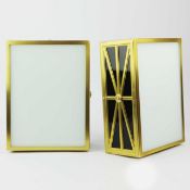 SELECTED BY PAOLO MOSCHINO AVENUE FLUSH MOUNT LIGHTS, A PAIR.