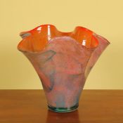 MURANO STYLE GLASS VASE