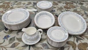 A ROYAL DOULTON 'MEADOW MIST' 'H5007' PART DINNER SERVICE