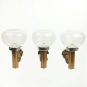 SET OF THREE 1960s ITALIAN WALL LIGHTS