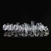 A COLLECTION OF CONTEMPORARY DRINKING GLASSES