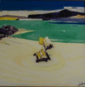 John Lowrie Morrison (b.1948) The Ebbing Tide, signed 'Jolomo' and no. 74/195, print in colours,