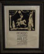 After Pablo Picasso 'Picasso d'Aujourd'hui Arles Musée Réattu Avril Mai 1969', lithograph, 65 x