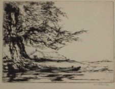 William Palmer Robins (1882-1959) 'Near Bray', pencil signed and dated 1922 to the margin,