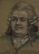 Hester Martin-Harvey Portrait of an aristocrat, signed and dated 1946, pastel, 37.5 x 27cm