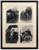 William Christian Symons (1845-1911) The Jolly Pianists - a set of four, each signed and