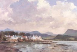 Roy Perry (1935-1993) A Scottish coastal scene, signed, oil on board, 33 x 51cm, and one further