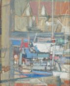 Andrew Pringle (b.1955), Southwold Sailing Club, 1999, oil on board, signed and dated to frame