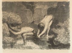 Edward Ardizzone (1900-1979), Looking for Bait, lithograph on wove, signed, dated and numbered 5/