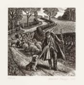 Howard Phipps (b.1954) 'Shepherd's Walk', pencil signed, dated 1999 and no. 56/150 to the margin, 10