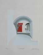 Ricardo Wolfson (b.1950), three screenprints in colour of Mediterranean street scenes, each