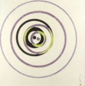 Norman Buchanan (1910-2004), two abstract works, acrylic on board, each with monogram, each board 57