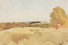 Sir Frank Short (1857-1945) From Castle Hill, Wolverley, Worcestershire signed, watercolour, 23 x