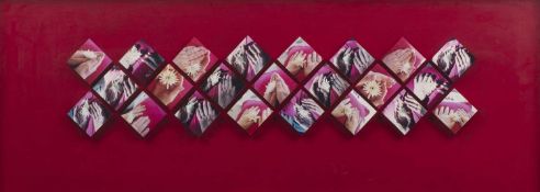 Jonet Harley Peters (20th/21st century) 'Moment of Memory - Nina and Margaret', segmental