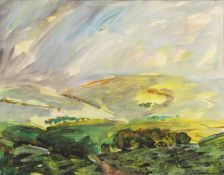 Norman Benjamin (20th century) A Welsh landscape, signed, watercolour, 37 x 47.5cm Qty: 1