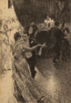 Anders Zorn (1860-1920) The Waltz, inscribed 'Zorn' in pencil to margin, 23 x 16cm; and one