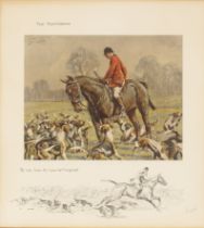 After Charles Johnson Payne (Snaffles) (1884-1967) 'The Huntsman - The 'Oss Loves the 'Ound but I