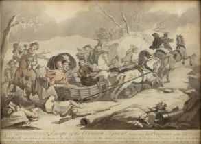 John Hassell, after Joseph Massety Wright (1777-1866) 'The Ignominious Escape of the Corsican Tyrant