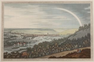 J. C. Stadler, after Joseph Farington 'Henley', engraving with aquatint, hand-coloured, pub. by J. &