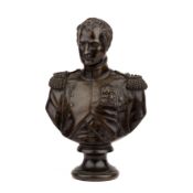 Alfred D' ORSAY (1801-1852) Napoleon Bonaparte, bronze portrait bust, signed COMTE D'ORSAY Sculp.
