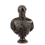 Alfred D' ORSAY (1801-1852) Arthur Wellesley, Duke of Wellington, bronze portrait bust, signed COMTE